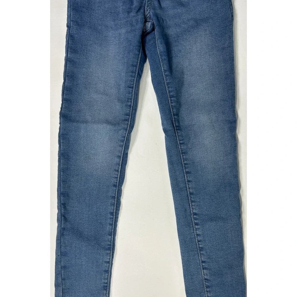 Old‎ Navy Rockstar Jeggings Girls Size 8 High Rise Stretch Blue Built In Tough